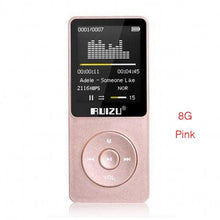 Load image into Gallery viewer, 100% original English version Ultrathin MP3 Player with 8GB storage and 1.8 Inch Screen can play 80h, Original RUIZU X02